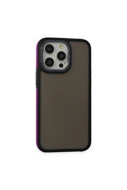 Evi̇mdeyokyok Apple İphone 15 Pro Harvel Kapak - Deri̇n Mor
