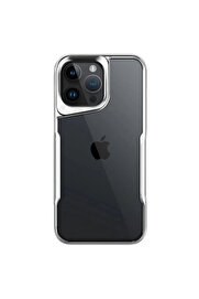Evi̇mdeyokyok Apple İphone 15 Pro Max Kılıf Boyi̇ Si̇li̇kon Kapak - Gümüş