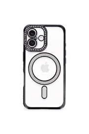 Evi̇mdeyokyok Apple İphone 16 Plus Kılıf Joke Si̇mli̇ Magneti̇csafe Kılıf - Si̇yah