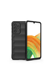 Evi̇mdeyokyok Samsung Galaxy A33 5G Kılıf Opti̇mum Si̇li̇kon - Si̇yah