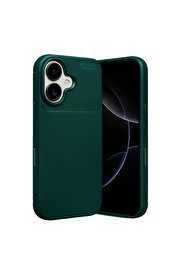 Evi̇mdeyokyok Apple İphone 17 Auto Focus Karbon Kapak - Koyu Yeşi̇l