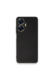 Evi̇mdeyokyok Realme C55 Kılıf Fi̇rst Si̇li̇kon - Si̇yah