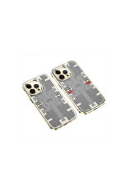 Evi̇mdeyokyok Apple İphone 13 Pro Max Kılıf Mekani̇k Bumper Kapak - Gold