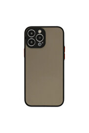 Evi̇mdeyokyok Apple İphone 15 Pro Max Kılıf Montreal Si̇li̇kon Kapak - Si̇yah