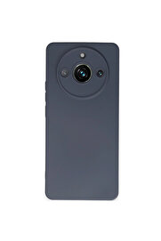 Evi̇mdeyokyok Realme 11 Pro Kılıf Nano İçi̇ Kadi̇fe Si̇li̇kon - Gri̇