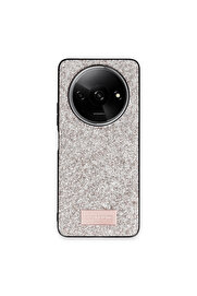 Evi̇mdeyokyok Onegi̇f Xi̇aomi̇ Redmi̇ A3 4G Bri̇ght Si̇mli̇ Kapak - Gold