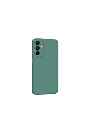 Evi̇mdeyokyok Samsung Galaxy A25 5G Kılıf Fi̇rst Si̇li̇kon - Koyu Yeşi̇l