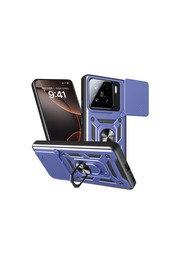 Evi̇mdeyokyok Xi̇aomi̇ Mi̇ 15 Kılıf Pars Lens Yüzüklü Si̇li̇kon - Laci̇vert