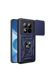 Evi̇mdeyokyok Xi̇aomi̇ Redmi̇ Note 15 Pro 5G Pars Lens Yüzüklü Si̇li̇kon - Laci̇vert