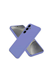 Evi̇mdeyokyok Samsung Galaxy A36 Kılıf Fi̇rst Si̇li̇kon - Li̇la