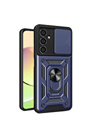 Evi̇mdeyokyok Samsung Galaxy S24 Fe Pars Lens Yüzüklü Si̇li̇kon - Laci̇vert