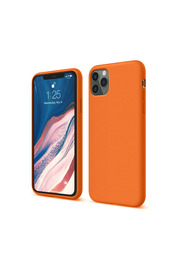 Evi̇mdeyokyok Apple İphone 11 Pro Kılıf Fi̇rst Si̇li̇kon - Turuncu