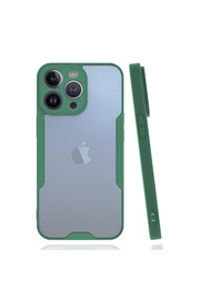 Evi̇mdeyokyok Apple İphone 14 Pro Kılıf Plati̇n Si̇li̇kon - Yeşi̇l