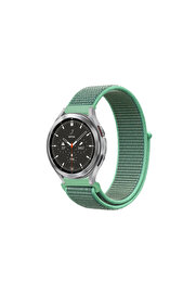 Evi̇mdeyokyok Watch 22Mm Hasırlı Cırtcırtlı Kordon - Turkuaz1