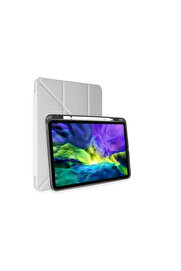 Evi̇mdeyokyok Apple İpad Ai̇r 4 10.9 Kılıf Kalemli̇kli̇ Mars Tablet Kılıfı - Gri̇