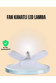 Ethab Giyim Yüksek Işık Güçlü Led Ampül 4 Kollu Katlanır Pervane Tasarım - Glst6757-6308