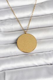 Ru Collecti̇ve 316L Çeli̇k Gold Renk Ayetel Kürsi̇ Ve Allah Yazılı Kolye - Tj-Bko11055