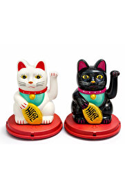 Evi̇mdeyokyok Güneş Enerji̇li̇ Sallanan Şans Kedi̇si̇ - Maneki̇ Neko Alk4521