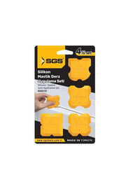 Balance Life Mey İthalat® Sgs 6187 Silikon Mastik Derz Çekme Aparatı 4 Parça