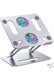 Evi̇mdeyokyok Çi̇ft Fanli̇ Laptop Stand Zr750