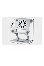 Evi̇mdeyokyok 6.1 Stand Dönerli̇ Fanli̇ Zr986
