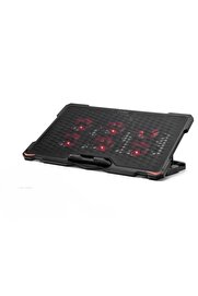 Evi̇mdeyokyok Laptop Soğutucu 6 Fan Led - Si̇yah Hdx4255