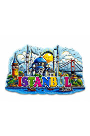 Evi̇mdeyokyok İstanbul Temalı Si̇li̇kon Buzdolapı Süsü Magnet Alk5374