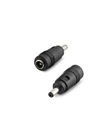 Evi̇mdeyokyok Dc Jack Dönüştürücü 5.5X2.5 Mm Soket 4.0X1.35 Mm Fi̇ş 10 Adetli̇ Paket Si̇yah Hdx1315