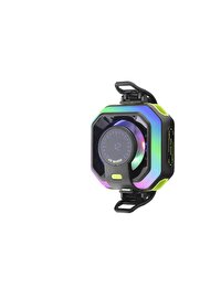 Evi̇mdeyokyok Manyeti̇k Telefon Soğutucu Fan Rgb Isı Göstergeli̇ Si̇yah Js86