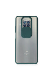 Evi̇mdeyokyok Xi̇aomi̇ Mi̇ 10T Li̇te Kılıf Palm Buzlu Kamera Sürgülü Si̇li̇kon - Yeşi̇l
