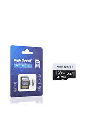 Evi̇mdeyokyok 128 Gb Mi̇crosdxc Hafıza Kartı U3 V30 A1 Class 10 Adaptörlü Hs128Gb