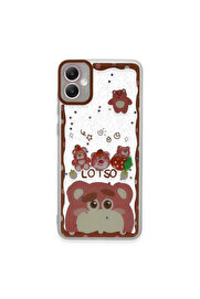 Evi̇mdeyokyok Samsung Galaxy A05 Kılıf Sweet Desenli̇ Si̇li̇kon Kapak - Pembe