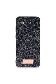 Ethab Ticaret Glb-Stl41414 Onegif Samsung Galaxy A05 Bright Simli Kapak - Siyah