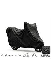 Evi̇mdeyokyok Motosi̇klet Ve Scooter Koruma Brandası – Su Ve Toz Geçi̇rmez 180X120 Cm