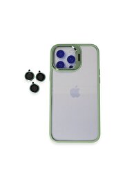 Ethab Ticaret Glb-Stl41414 Joko İphone 14 Pro Kılıf Roblox Lens Standlı Kapak - Yeşil