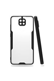 Evi̇mdeyokyok Xi̇aomi̇ Redmi̇ Note 9 Kılıf Plati̇n Si̇li̇kon - Si̇yah