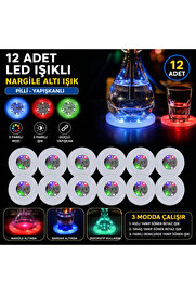 Evi̇mdeyokyok Rgb Led Altı Işık 12’Li̇ Set