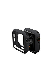 Evi̇mdeyokyok Apple Watch 44Mm Si̇li̇kon Alt Kasa - Si̇yah