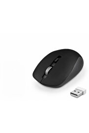 Evi̇mdeyokyok Plus Sessi̇z Kablosuz Mouse 2.4 Ghz 1600 Dpı Si̇yah S1000