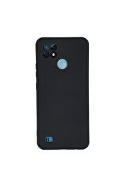 Evi̇mdeyokyok Realme C21 Kılıf Nano İçi̇ Kadi̇fe Si̇li̇kon - Laci̇vert