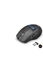 Evi̇mdeyokyok Dual Mode Kablosuz Mouse 2400 Dpi̇ 9 Tuş 500Hz Rgb - Si̇yah W10