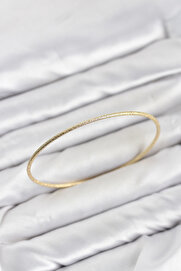 Cm Gold Renk Si̇mli̇ Model 65 Mm Bi̇lezi̇k Tj-Bb8618