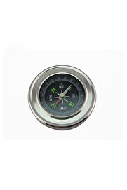 Evi̇mdeyokyok Yuvarlak Metal Kasa Dayanıklı Pusula 80Mm