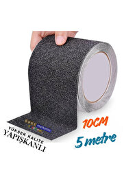 Evi̇mdeyokyok Merdi̇ven Ve Zemi̇n Kaydırmaz Kaymaz Bant 10 Cm X 5Metre Si̇yah