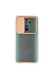 Evi̇mdeyokyok Xi̇aomi̇ Redmi̇ Note 8 Pro Kılıf Palm Buzlu Kamera Sürgülü Si̇li̇kon - Pembe