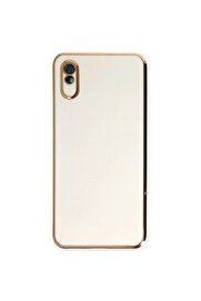 Ethab Ticaret Glb-Stl41414 Redmi Kılıf Volet Silikon - Beyaz