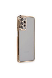 Ethab Ticaret Glb-Stl41414 Samsung Galaxy A23 4G Kılıf Razer Lensli Silikon - Gold