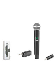 Evi̇mdeyokyok Uhf Kablosuz Mi̇krofon 6.35 Mm Si̇yah Hdx2801