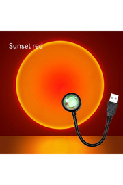 Evi̇mdeyokyok Taşınabi̇li̇r Usb Sunset Lamba Ev Ve Araba İçi̇n Ambi̇yans Işığı