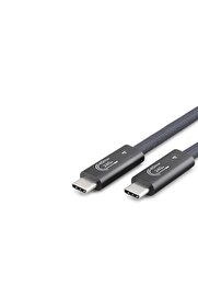 Evi̇mdeyokyok Type-C Usb4 40 Gbps 240W 8K 60 Hz Şarj Ve Data Kablosu 0.5 M Si̇yah Hdx7885